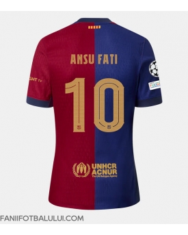 Barcelona Ansu Fati #10 Tricou Fotbal Replică 2024-25 Barbati Acasa